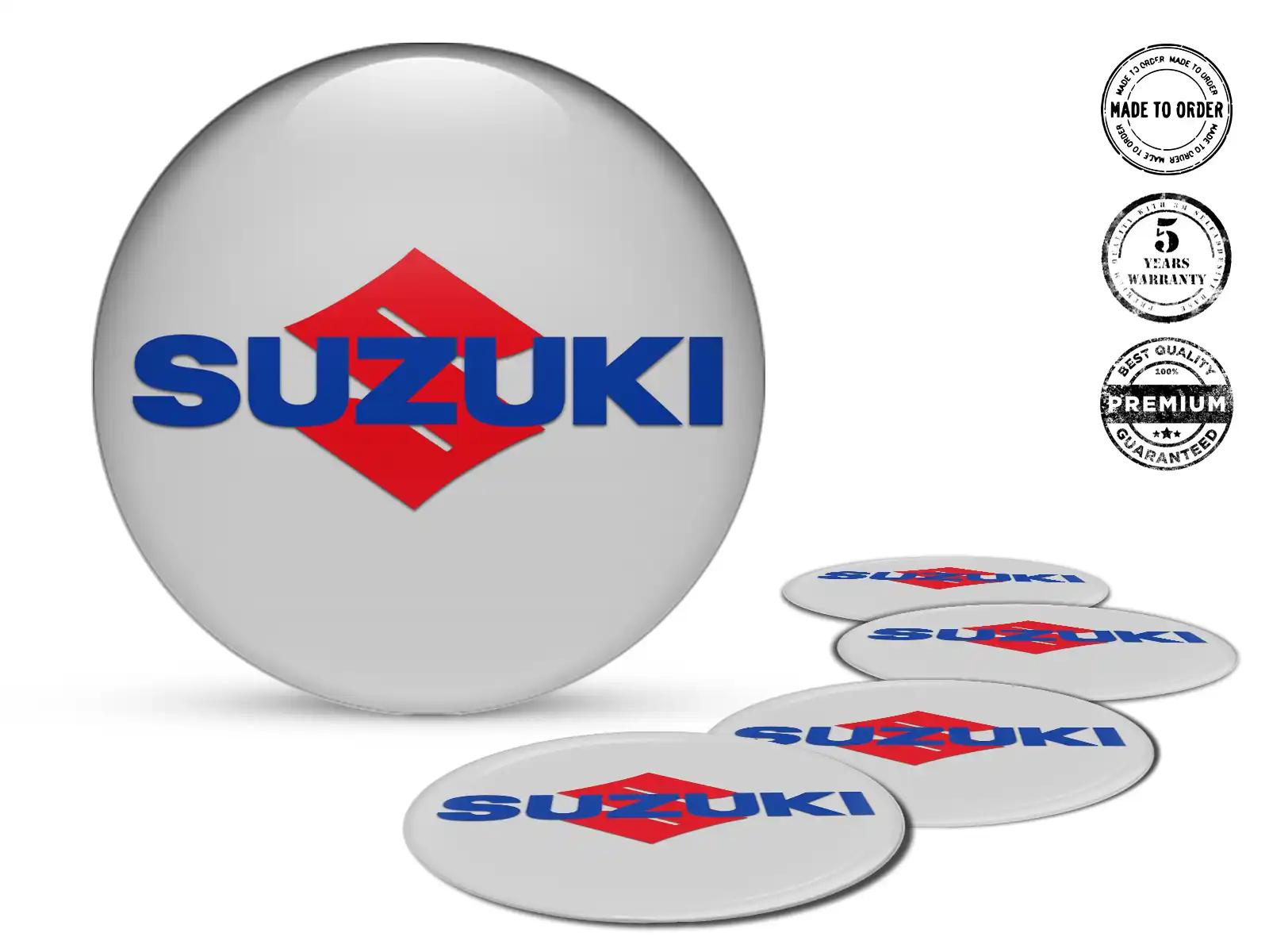 Suzuki Gewölbte Sticker Fortschrittlich Radiant Pulse Grid